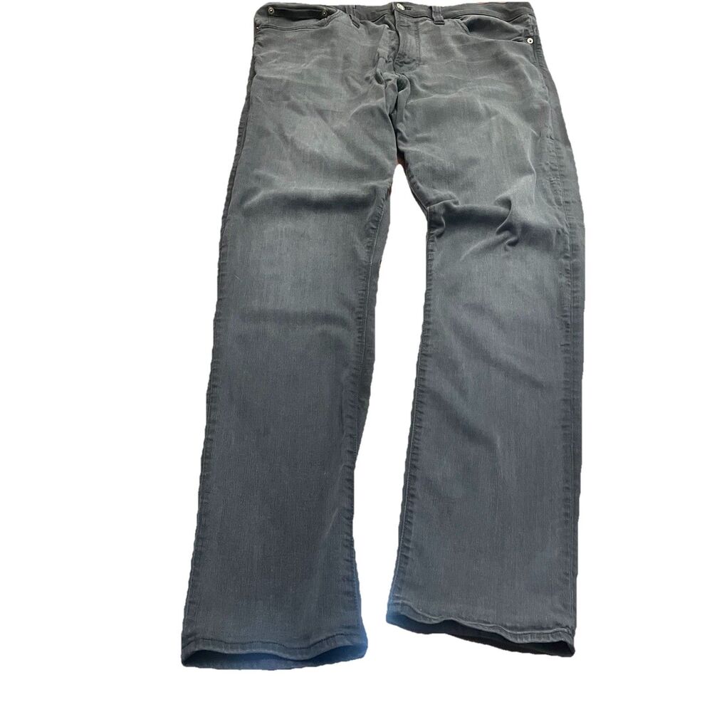 Madewell Men’s Athletic Slim Jeans 36x34 Grey Dark Wash Everyday Flex Stretch